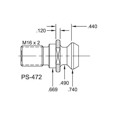 Tj Davies Co Solid Retention Knob PS-472